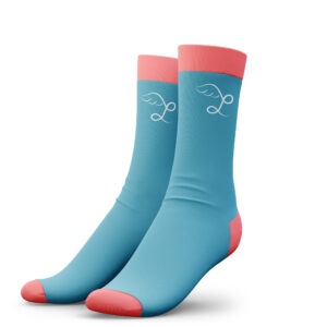 Les chaussettes officielles du club de basket 100% féminin : le Limoges ABC