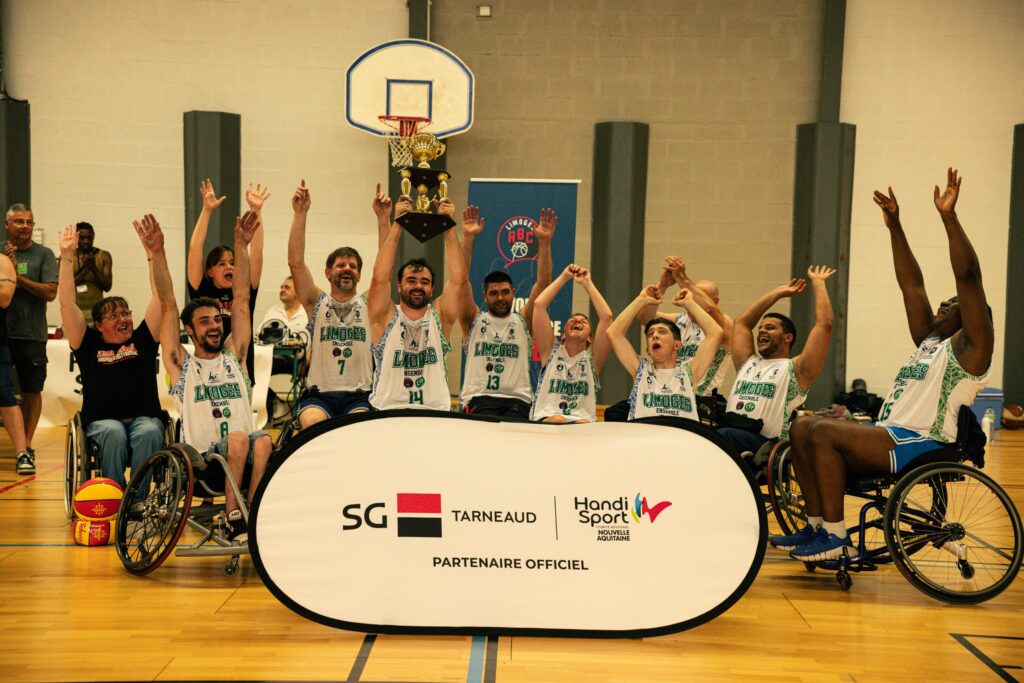 L'équipe handibasket du Limoges ABC