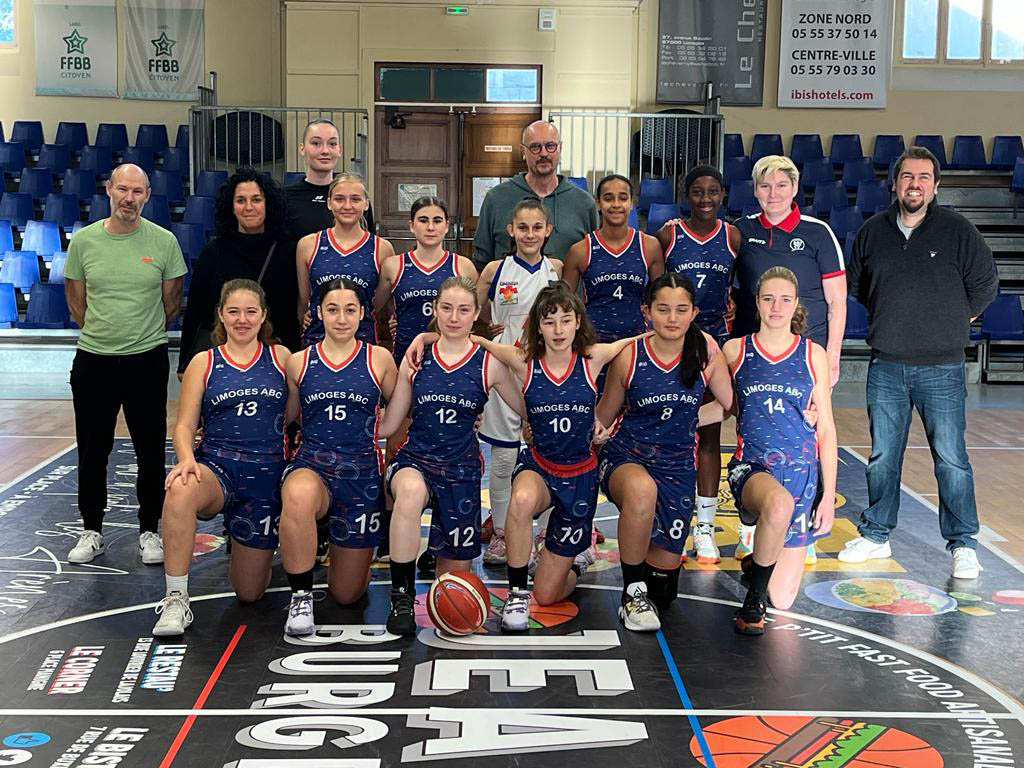 L'équipe U15 région du Limoges ABC