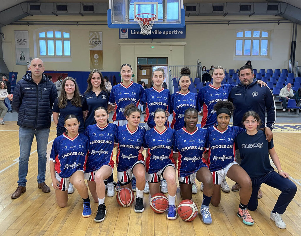 L'équipe U18 région du Limoges ABC