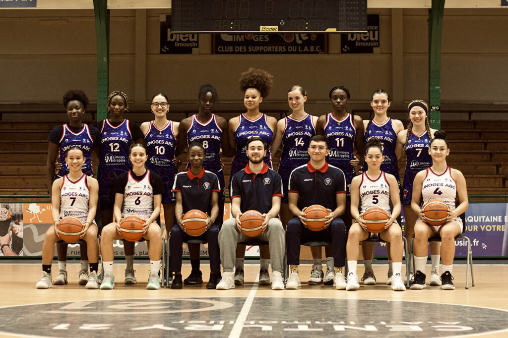 L'équipe U18 élite du Limoges ABC